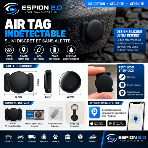 Mini traceur discret pour objets et bagages