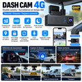 Dash Cam 4G double caméra GPS